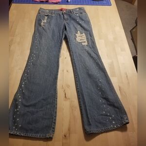 Y2K GLO Brand Low-Rise Jean's Junior size 9